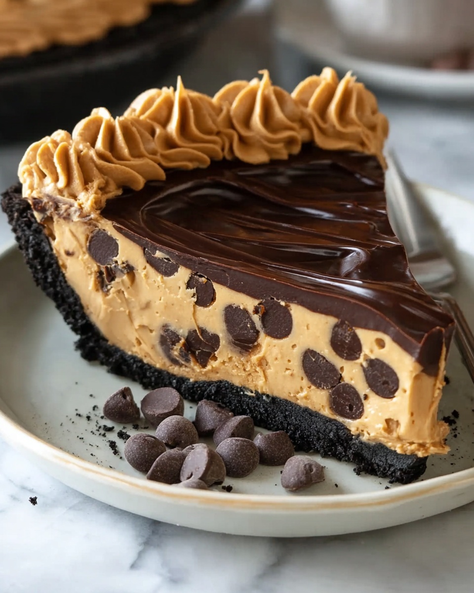 Chocolate Peanut Butter Temptation Pie Recipe - Recipe Image