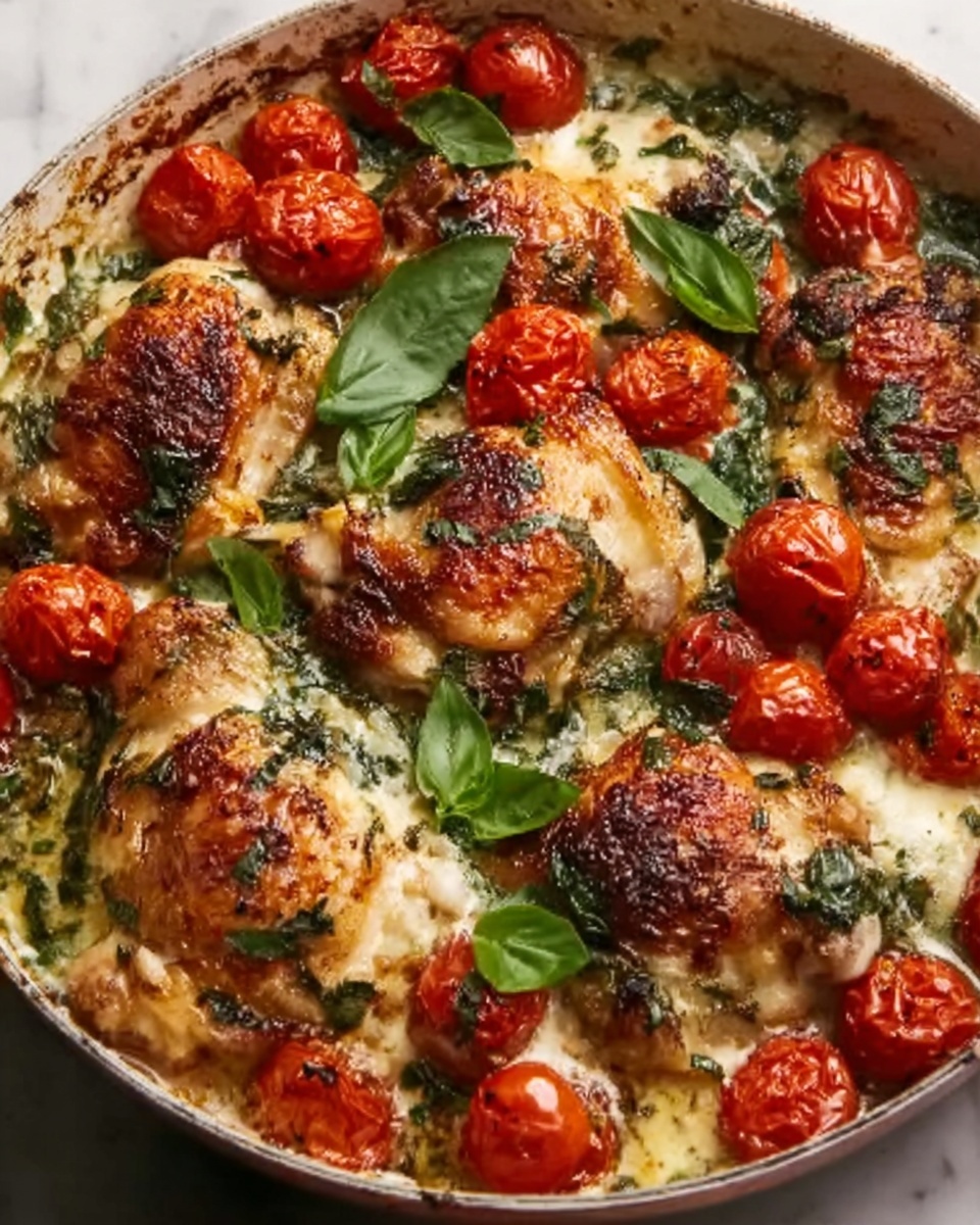 Baked Tuscan Chicken Casserole Recipe - Recipe Image