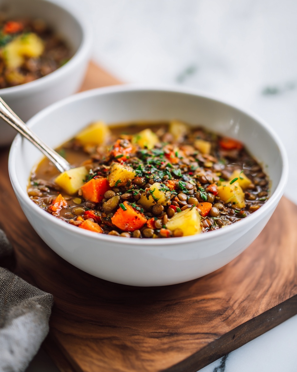 One Pot Turkey Lentil Soup Recipe - Recipe Image