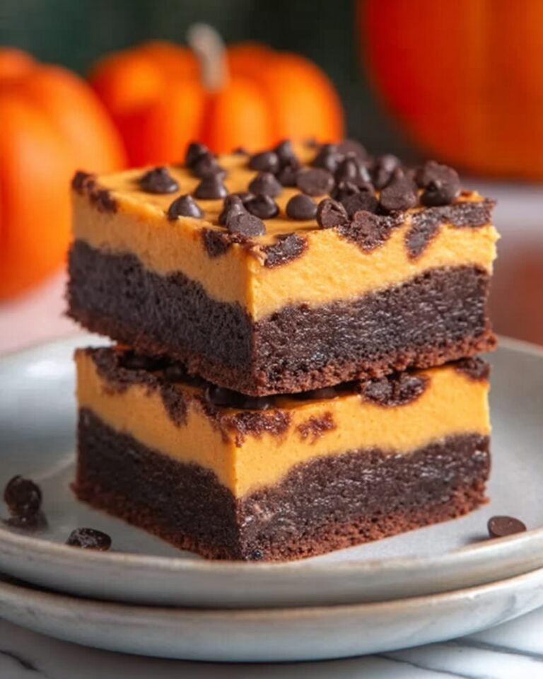 Pumpkin Cheesecake Brownies Recipe