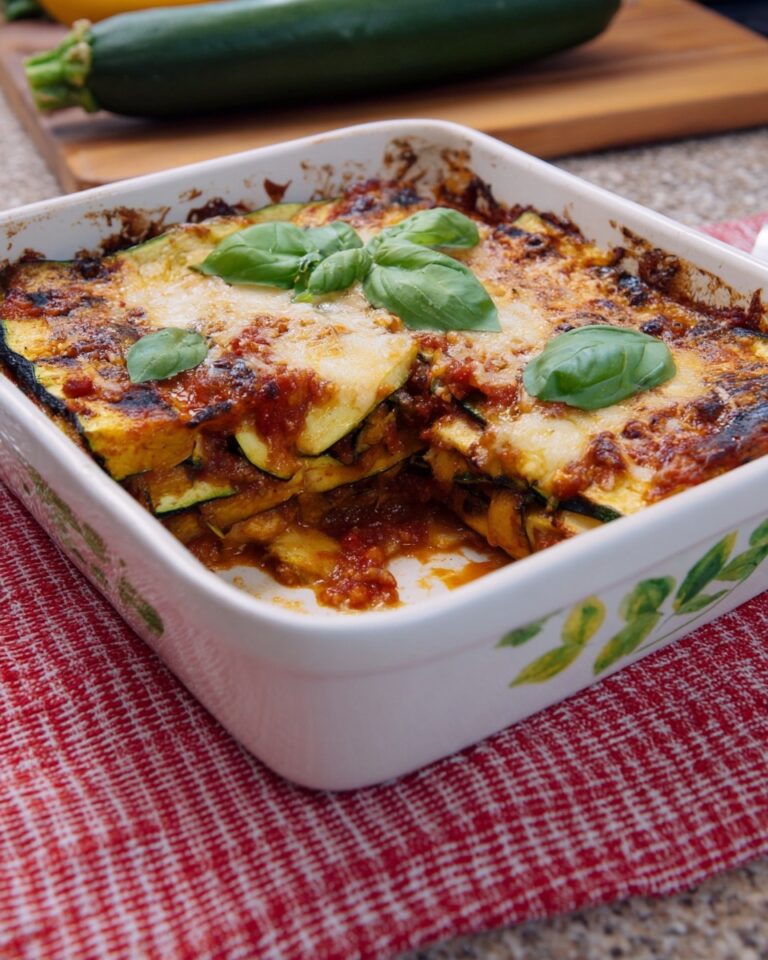 Layered Zucchini Ricotta Melts with Marinara Recipe