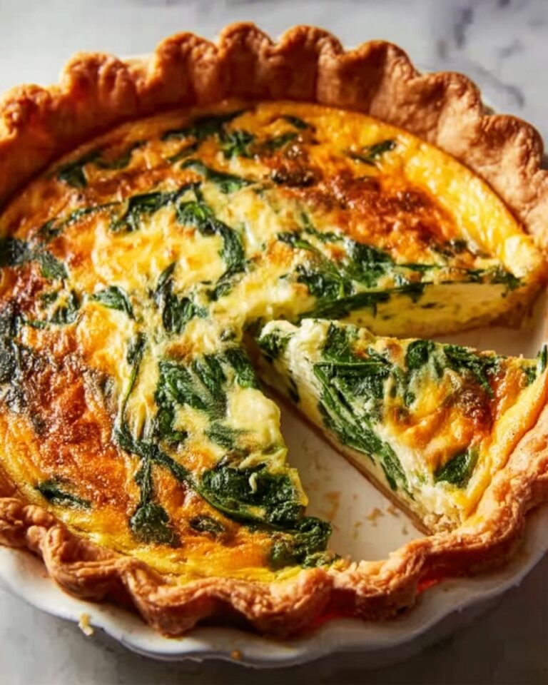 Elegant Ricotta and Spinach Quiche Recipe