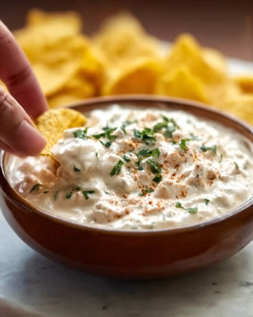 Mexican Restaurant Style White Cheese (Queso) Dip Recipe - Recipe Image