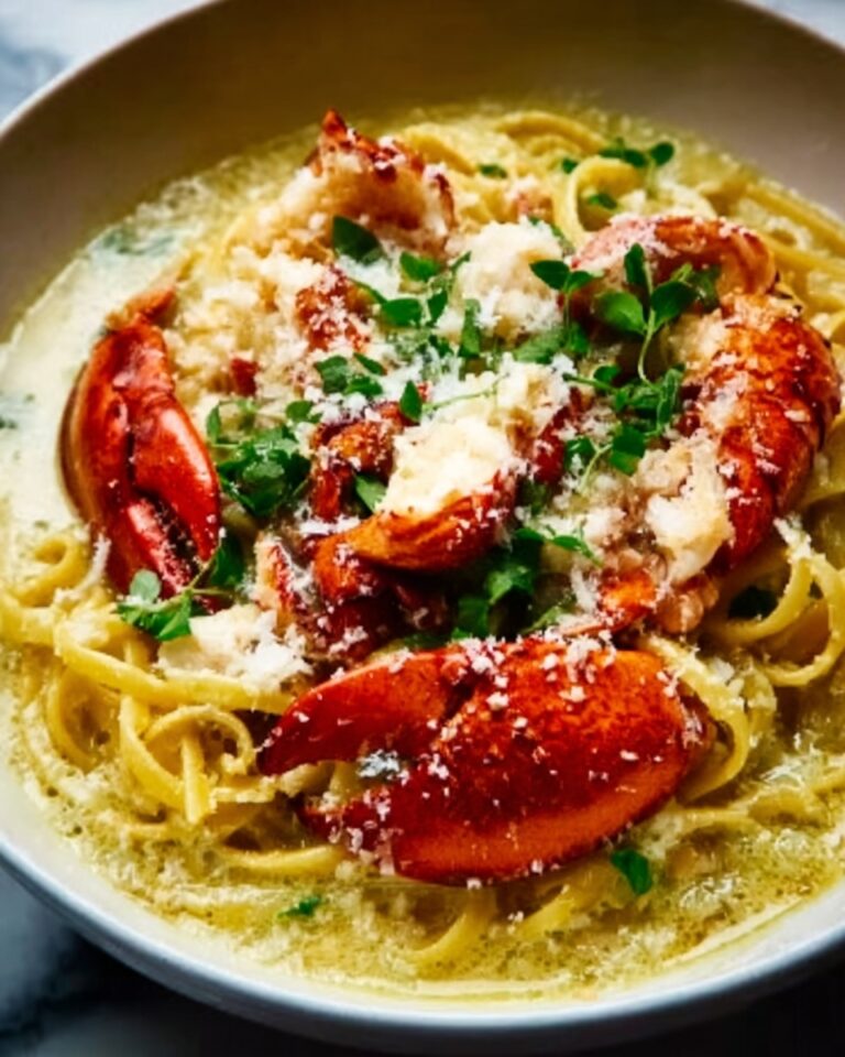Creamy Spicy Lobster Pasta Recipe