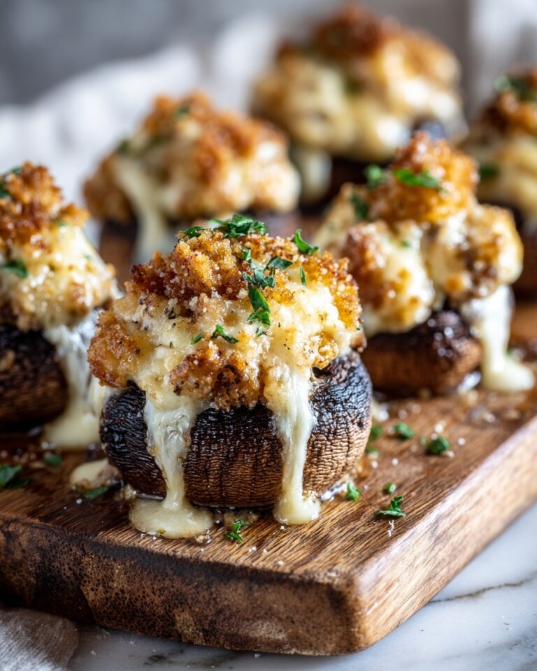 White Cheddar Stuffed Mushrooms Recipe