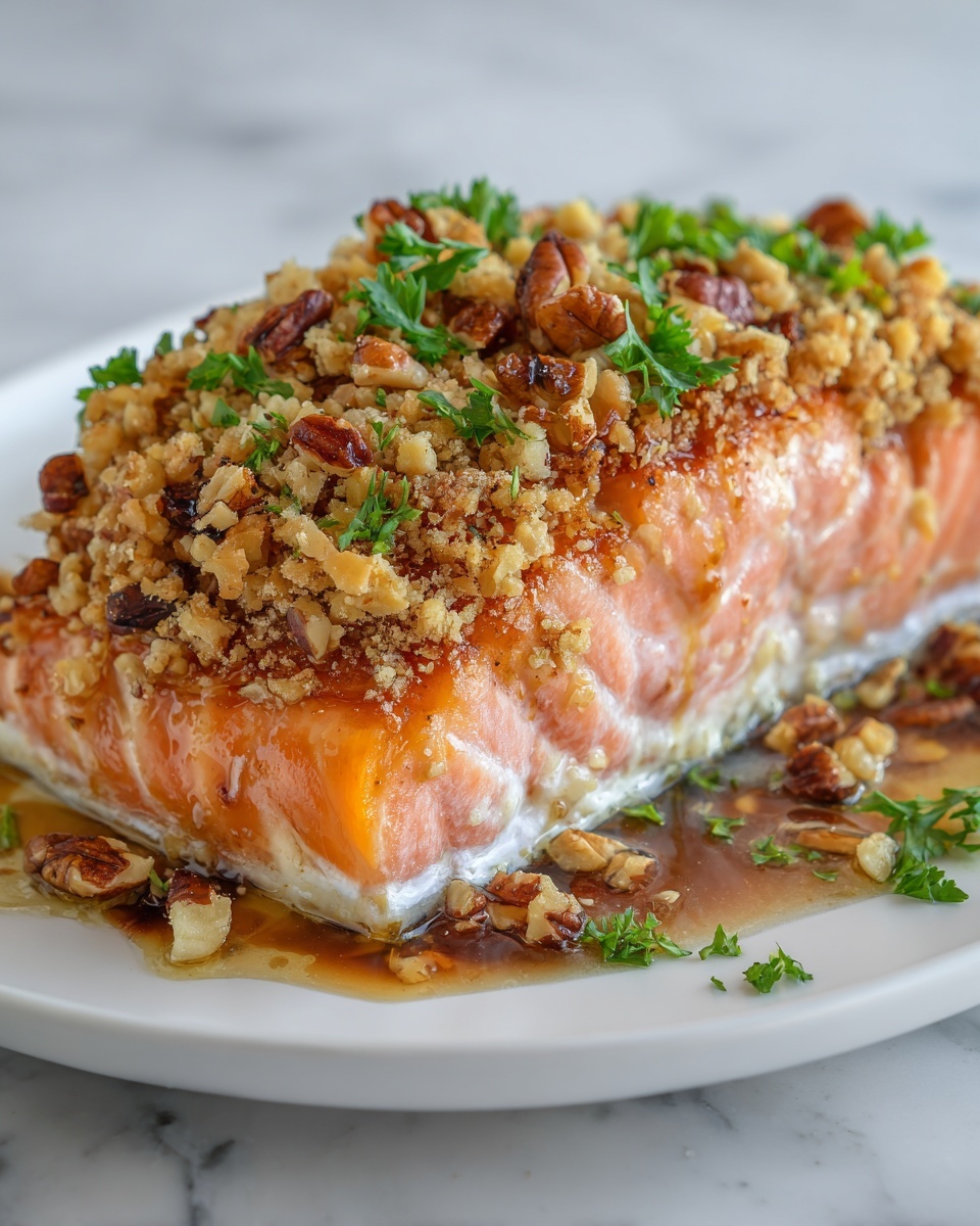 Pecan Crusted Salmon: A Deliciously Nutty Delight Recipe - Recipe Image