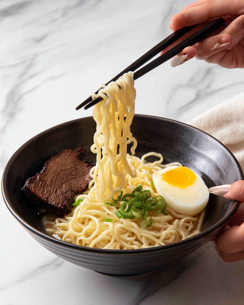Homemade Ramen with Flavorful Broth Recipe - Recipe Image