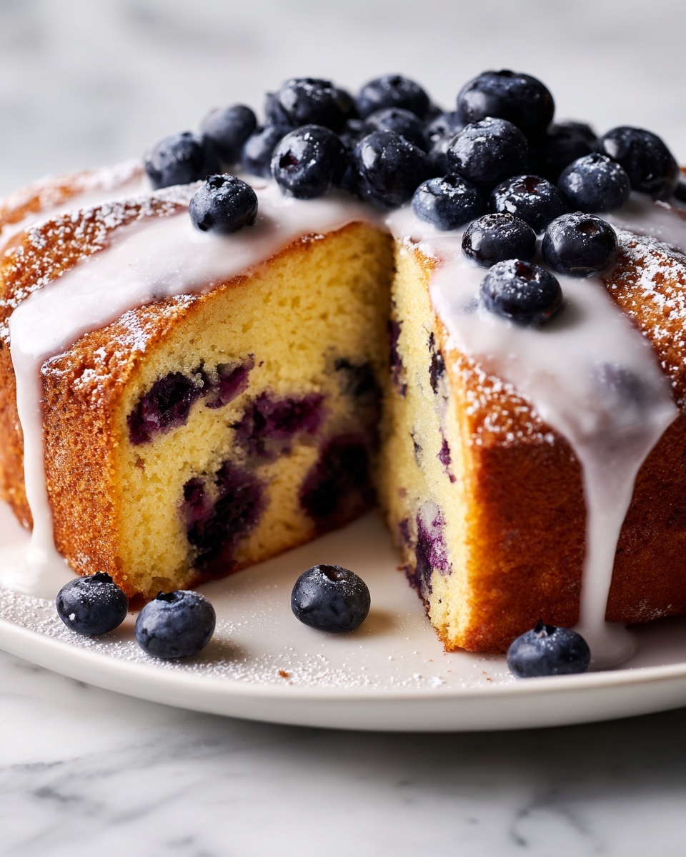 Lemon Blueberry Coffee Cake Recipe - Recipe Image
