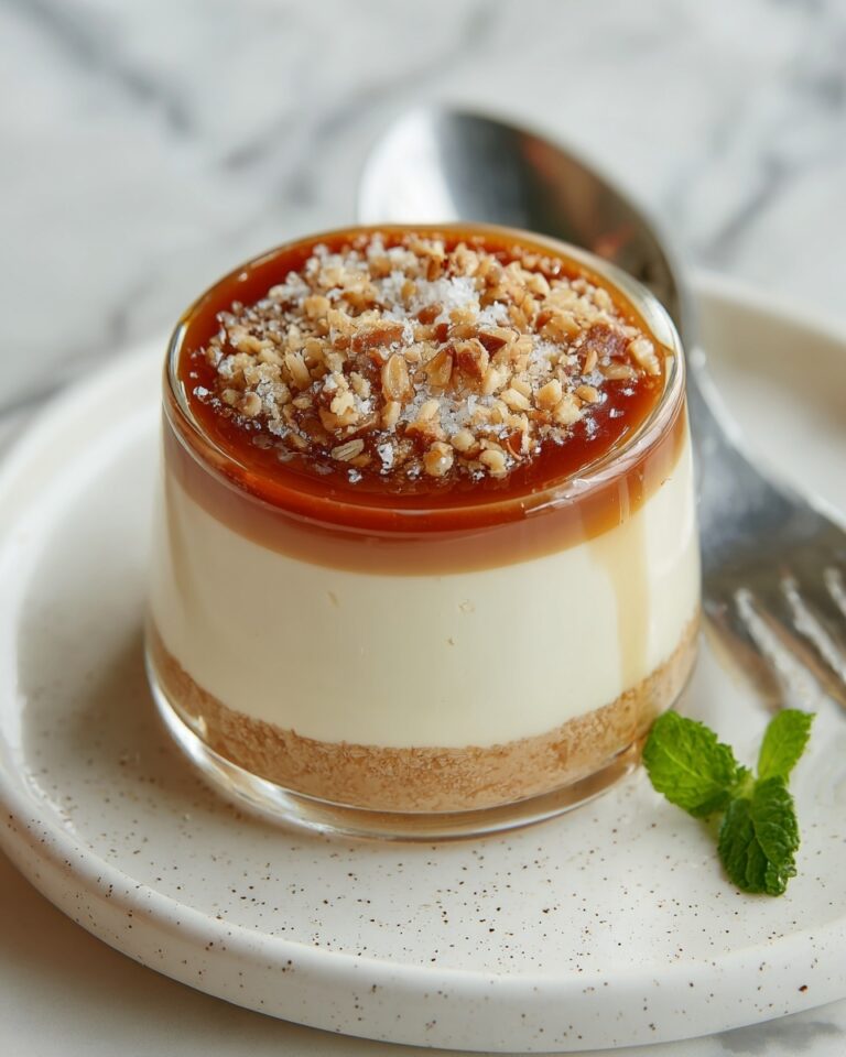 Salted Caramel Panna Cotta Recipe
