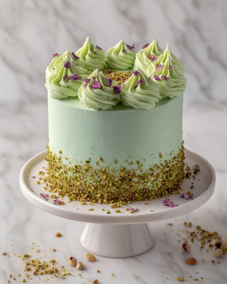 Vanilla Bean Pistachio Cake Recipe