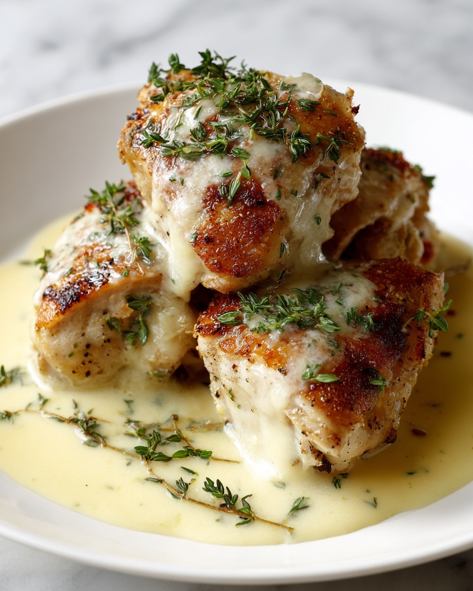 Chicken in Boursin Garlic Herb Cream Sauce Recipe - Recipe Image