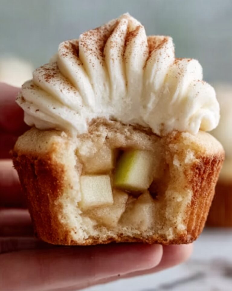 Apple Pie Cupcakes with Cinnamon Frosting Recipe