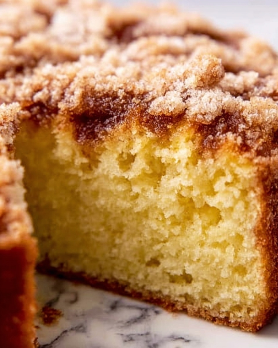 Cake Mix Coffee Cake with Cinnamon Streusel Recipe - Recipe Image