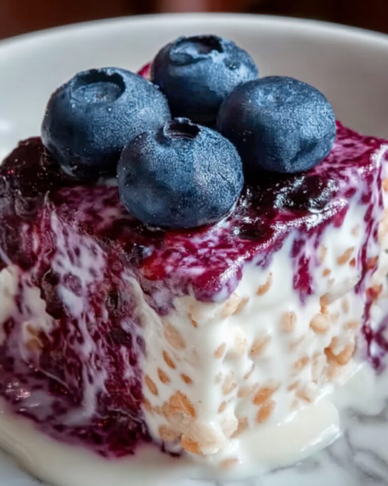 Blueberry Swirl Rice Krispies Treats Recipe