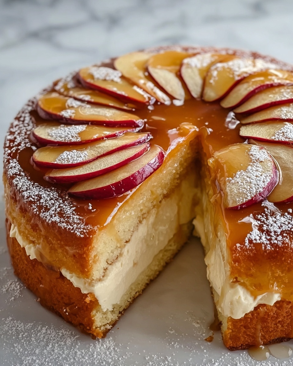 Maple Apple Ricotta Cake Recipe - Recipe Image