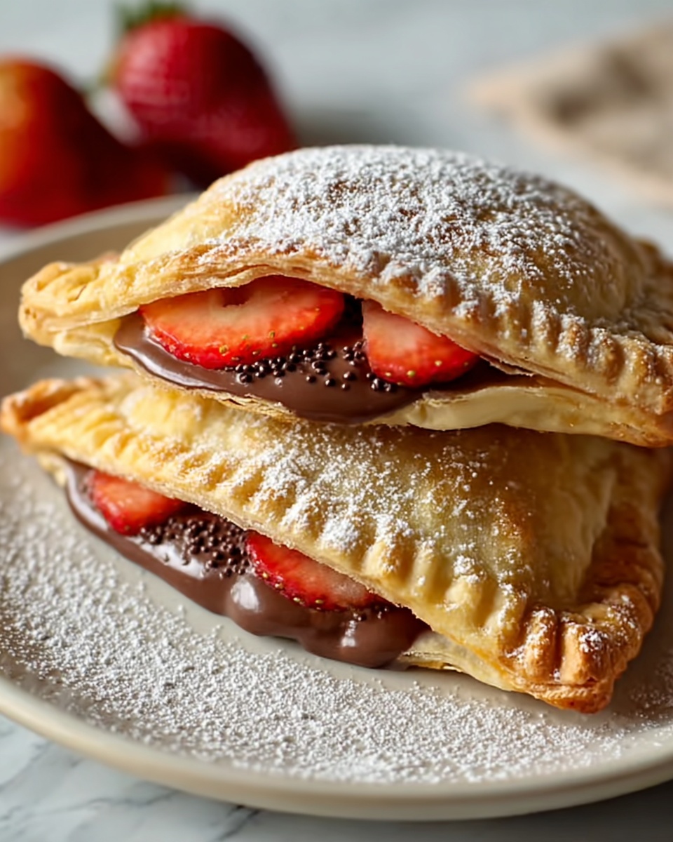 Strawberry Nutella Hand Pies Recipe - Recipe Image