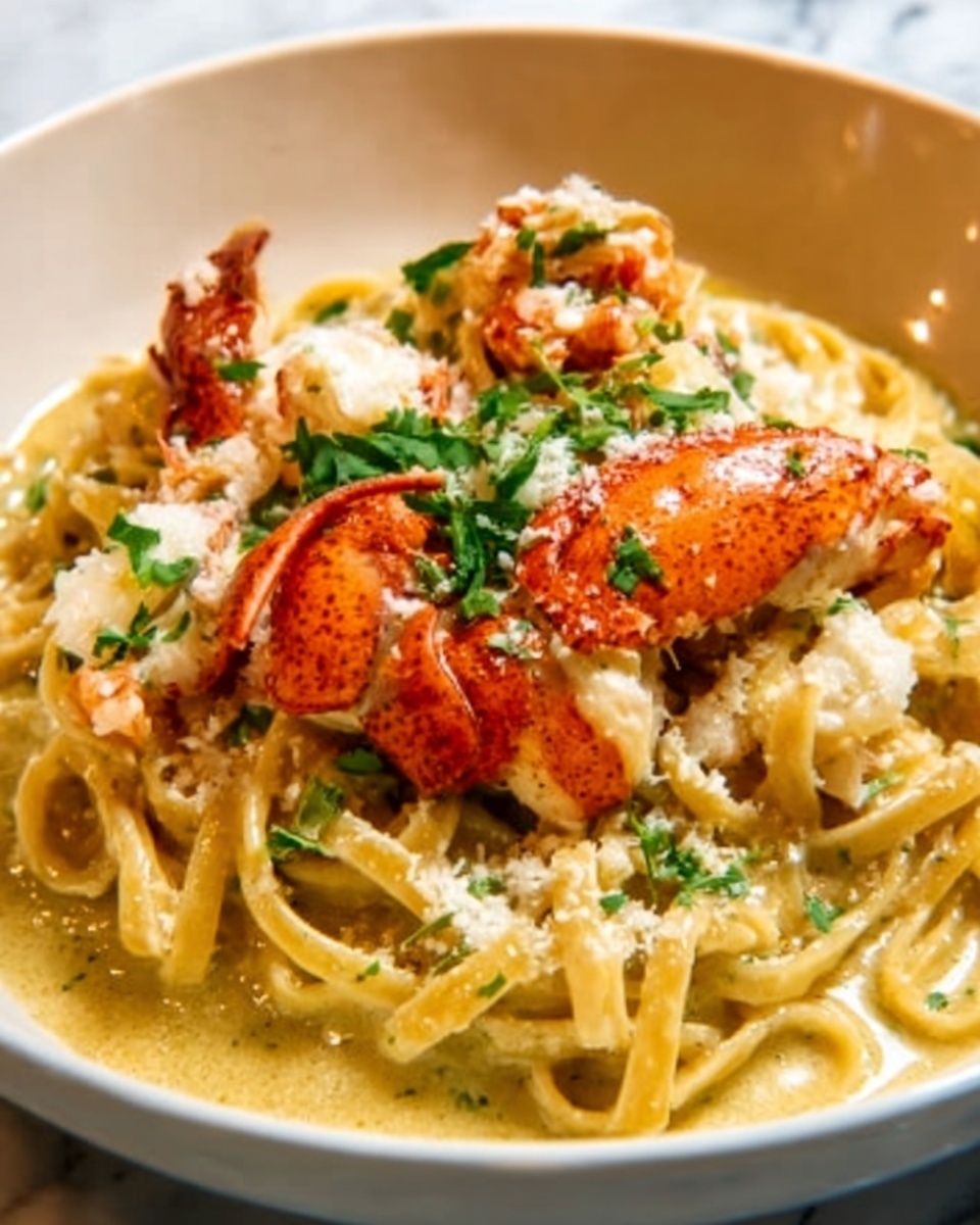 Creamy Spicy Lobster Pasta Recipe - Recipe Image