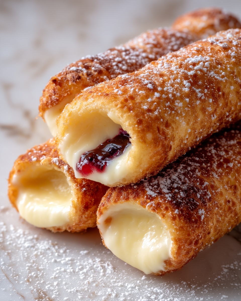 Fried Cheesecake Roll-Ups Recipe - Recipe Image