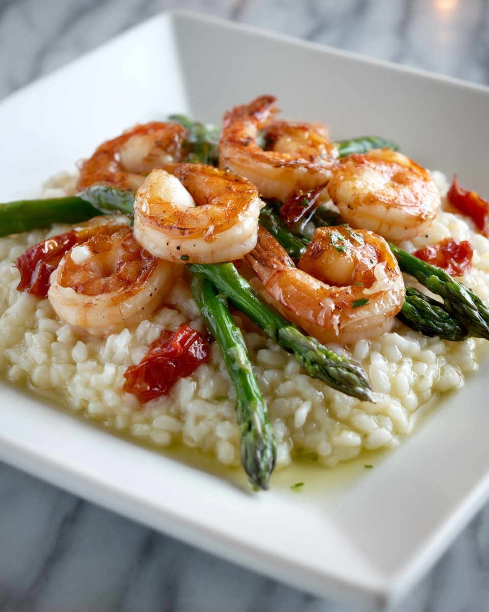 Meyer Lemon Garlic Shrimp and Asparagus Recipe - Recipe Image