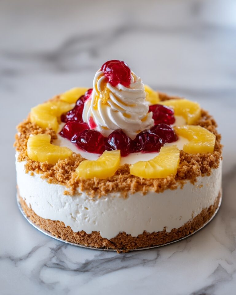 Pineapple Right Side Up Cheesecake Recipe