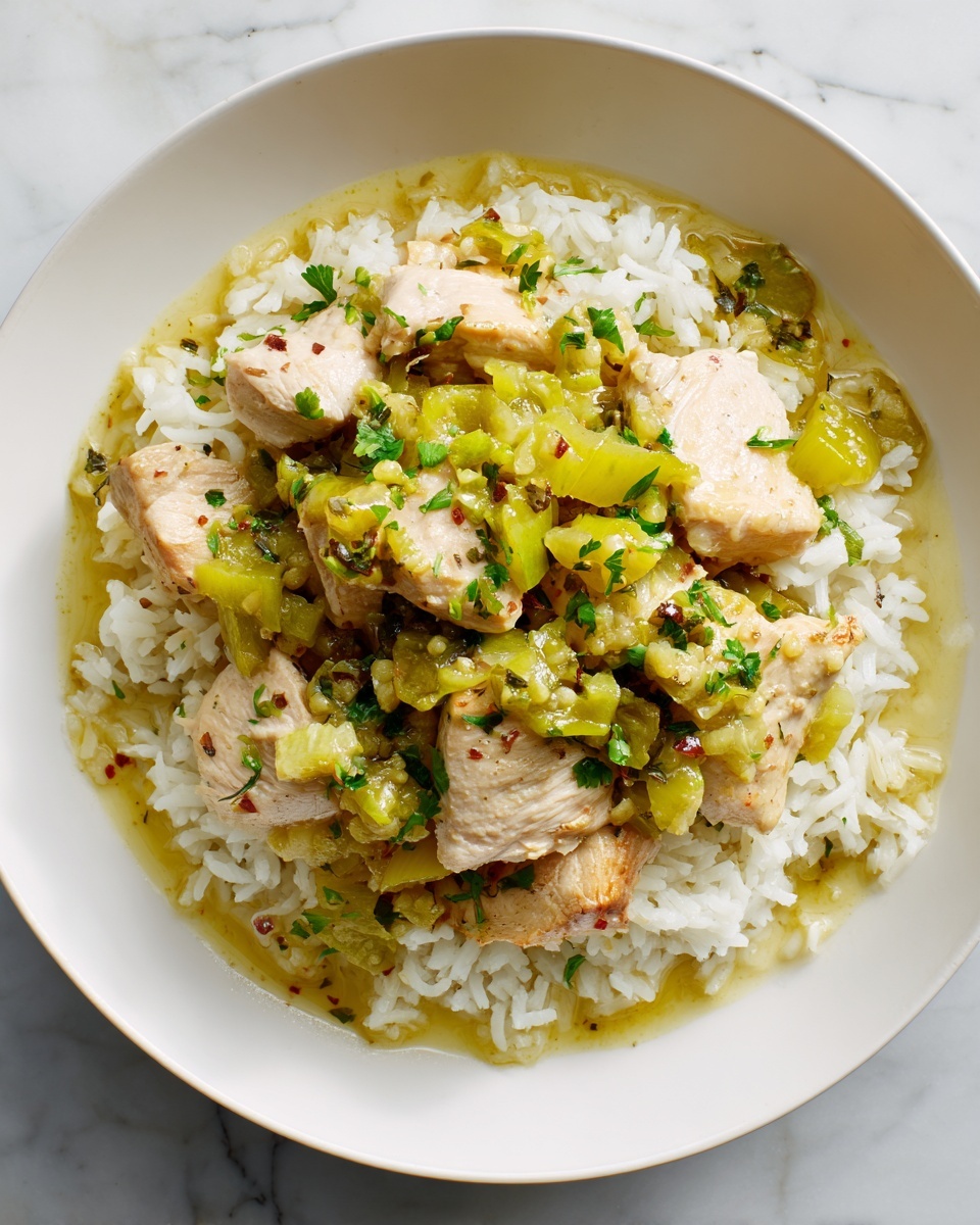 Easy Creamy Pepperoncini Chicken Recipe - Recipe Image