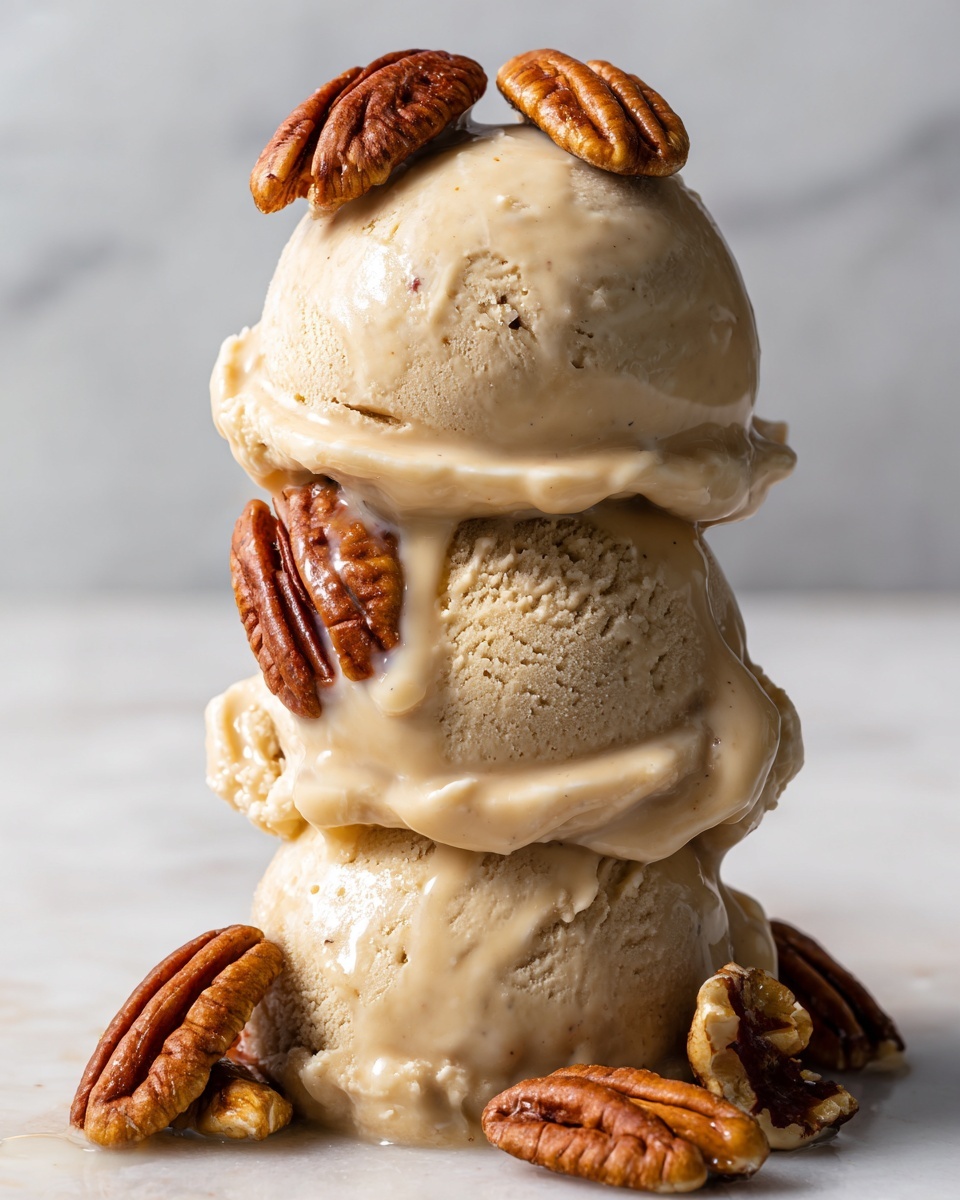 Pumpkin Pecan Frozen Yogurt Recipe - Recipe Image