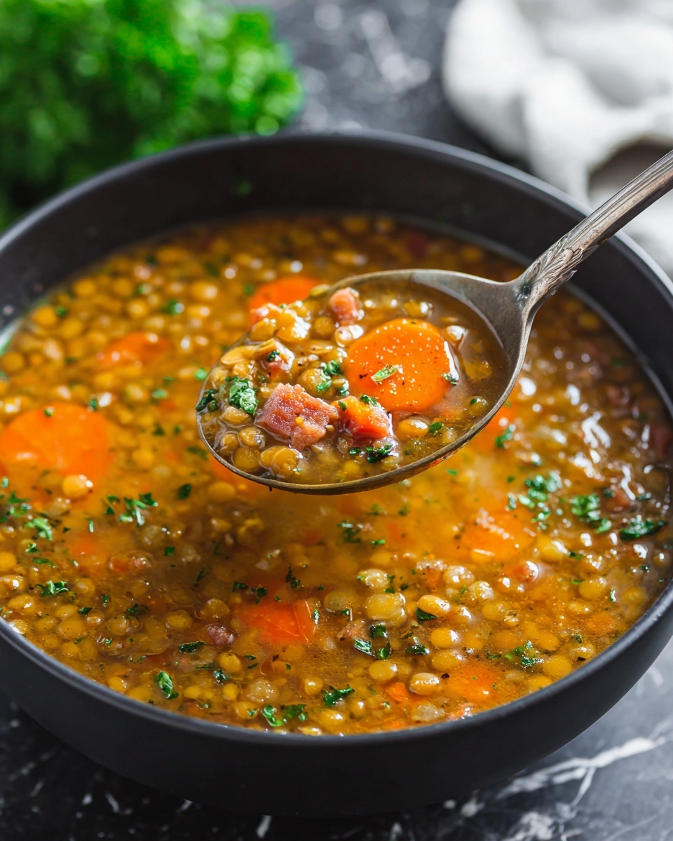 Italian Lentil Soup (Zuppa di Lenticchie) Recipe - Recipe Image