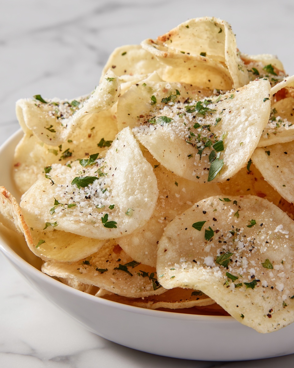 Baked Avocado Chips with Garlic and Smoked Paprika Recipe - Recipe Image