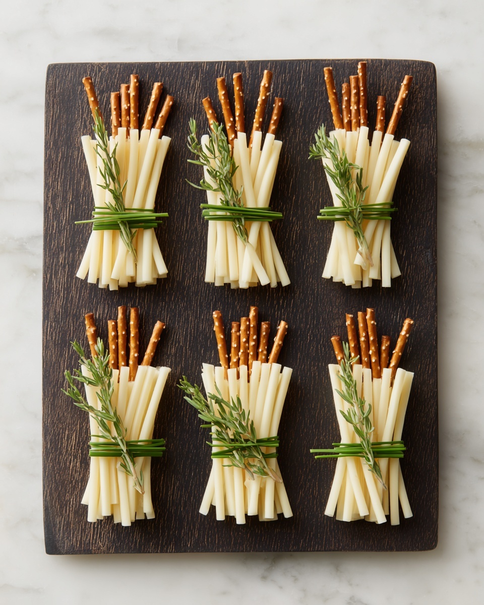 Cheesy Witches Pretzel Broomsticks Recipe - Recipe Image
