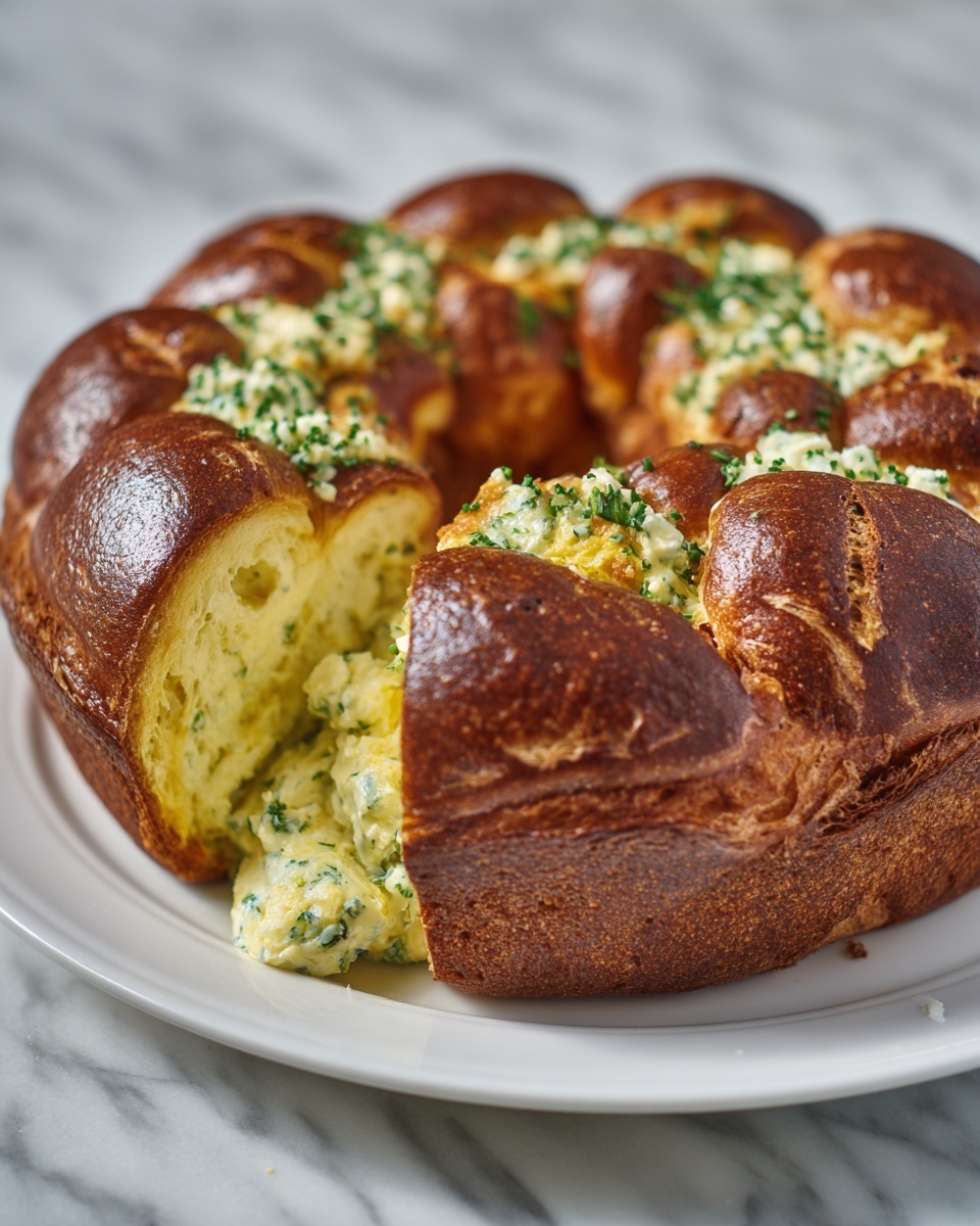 Delicious Chicken Alfredo Monkey Bread Recipe - Recipe Image