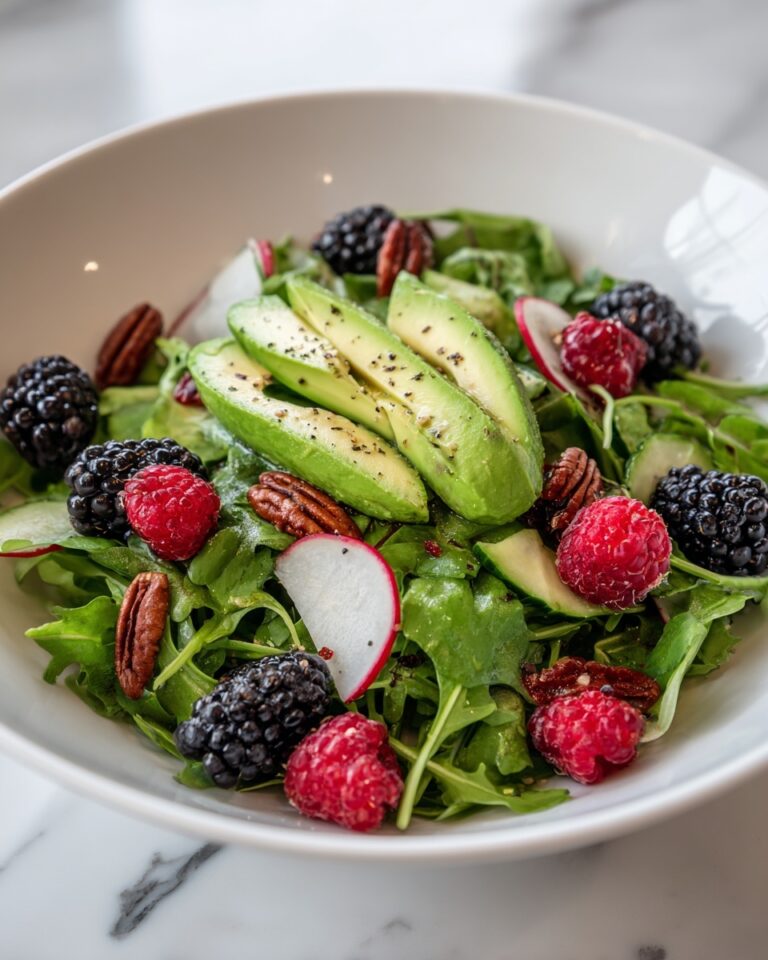 Blackberry & Avocado Salad with Honey Lemon Vinaigrette Recipe