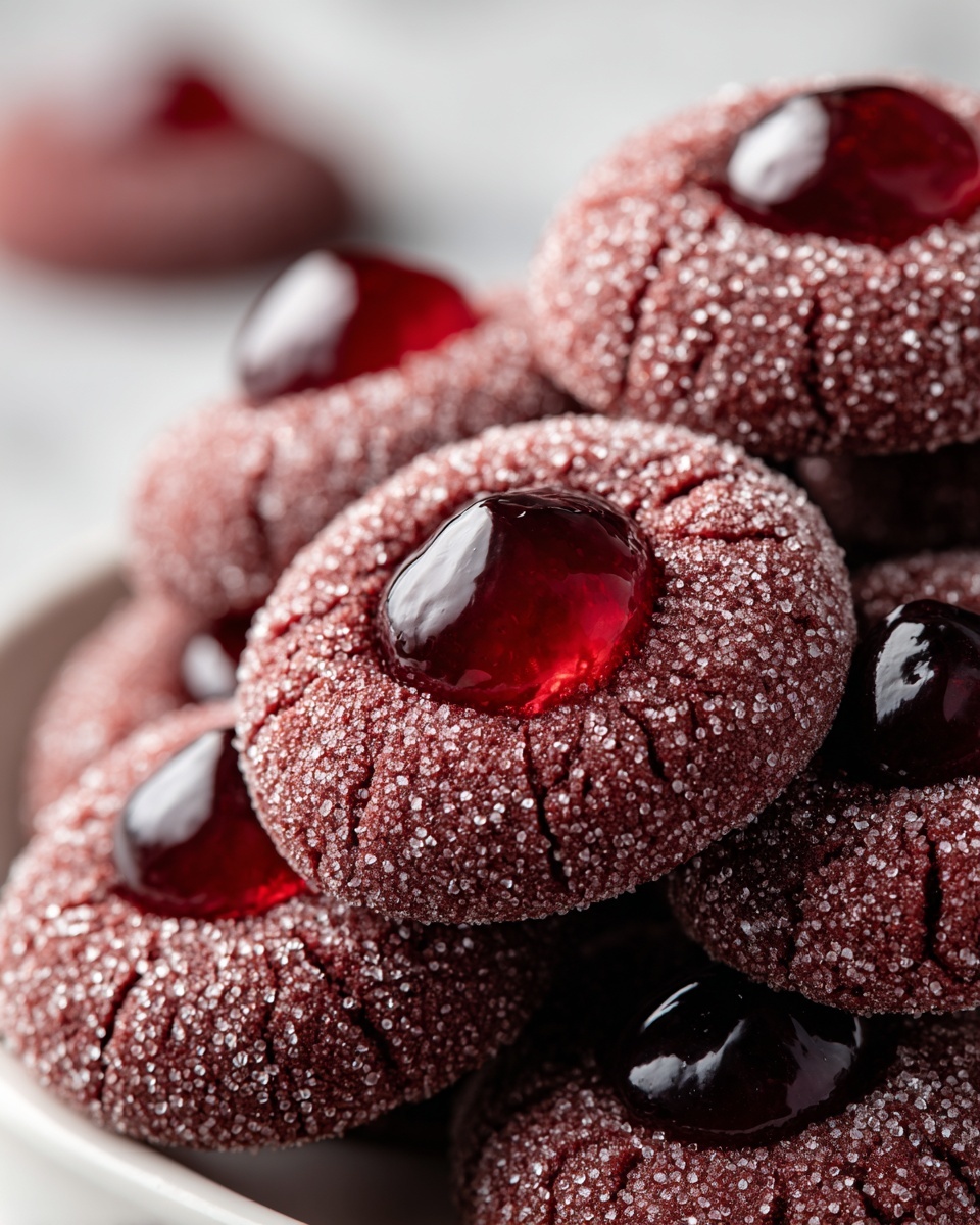 Hershey’s Red Velvet Blossoms Cookies Recipe - Recipe Image