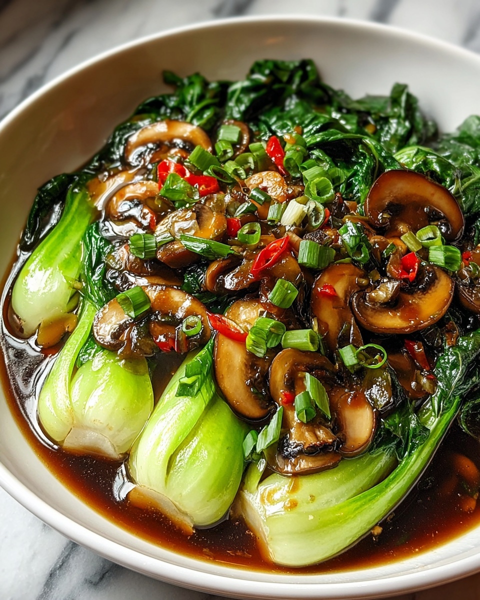 Bok Choy and Mushroom Stir Fry Recipe - Recipe Image