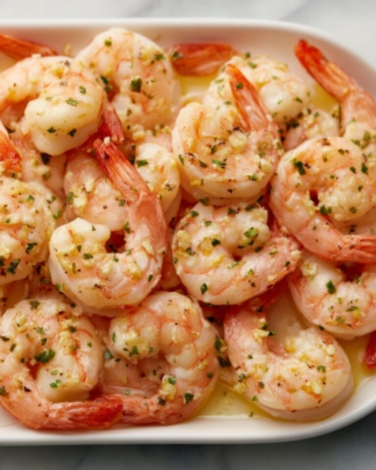 Baked Shrimp with Garlic Lemon Butter Sauce Recipe