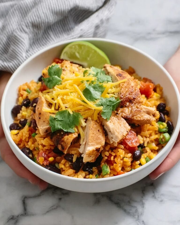 Instant Pot Weeknight Chicken and Rice Burrito Bowls Recipe