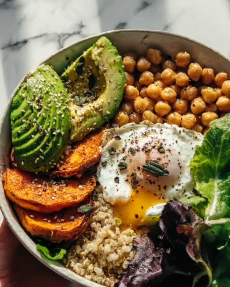 Chickpea & Sweet Potato Grain Bowls Recipe