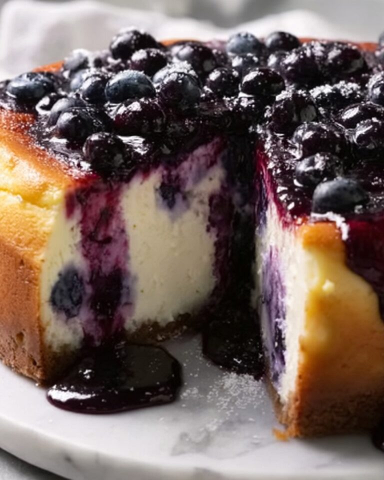 Blueberry Sour Cream Pound Cake Recipe