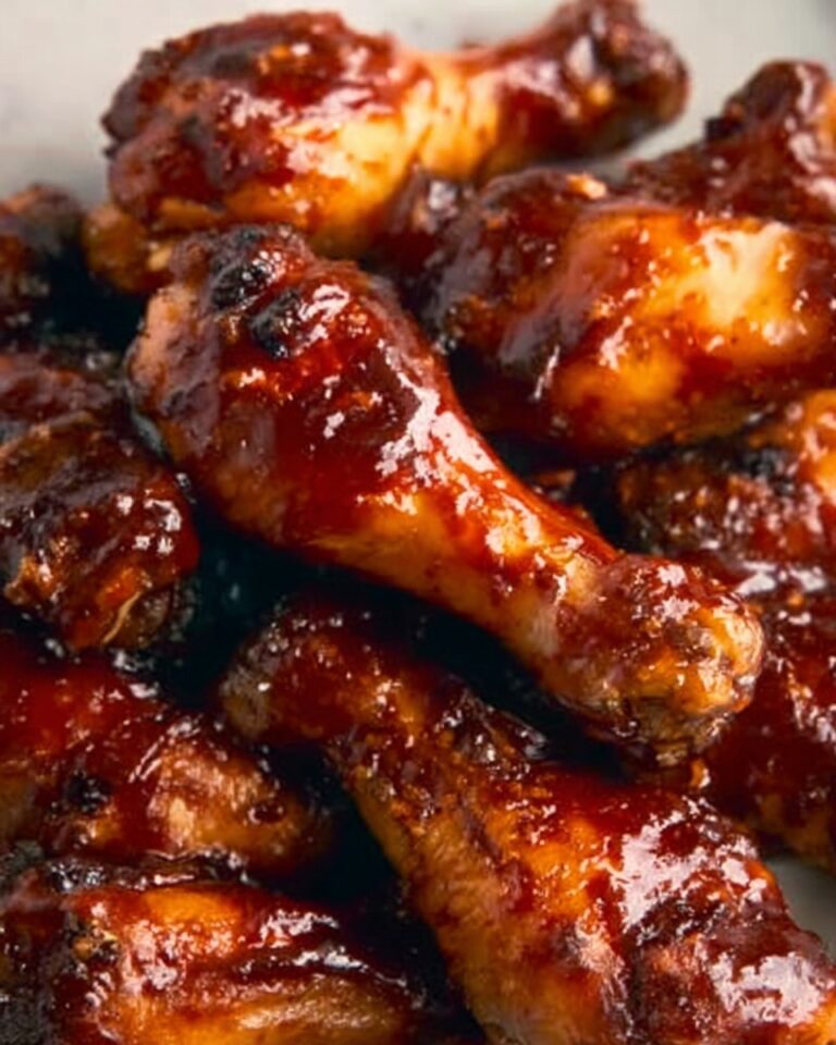 Hot Honey Peach Wings Recipe