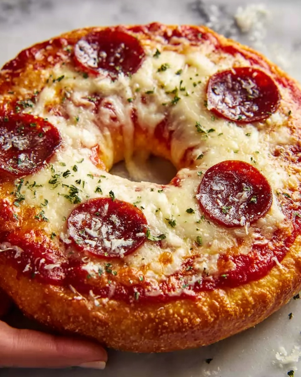 Easy Homemade Pizza Bagels Recipe - Recipe Image