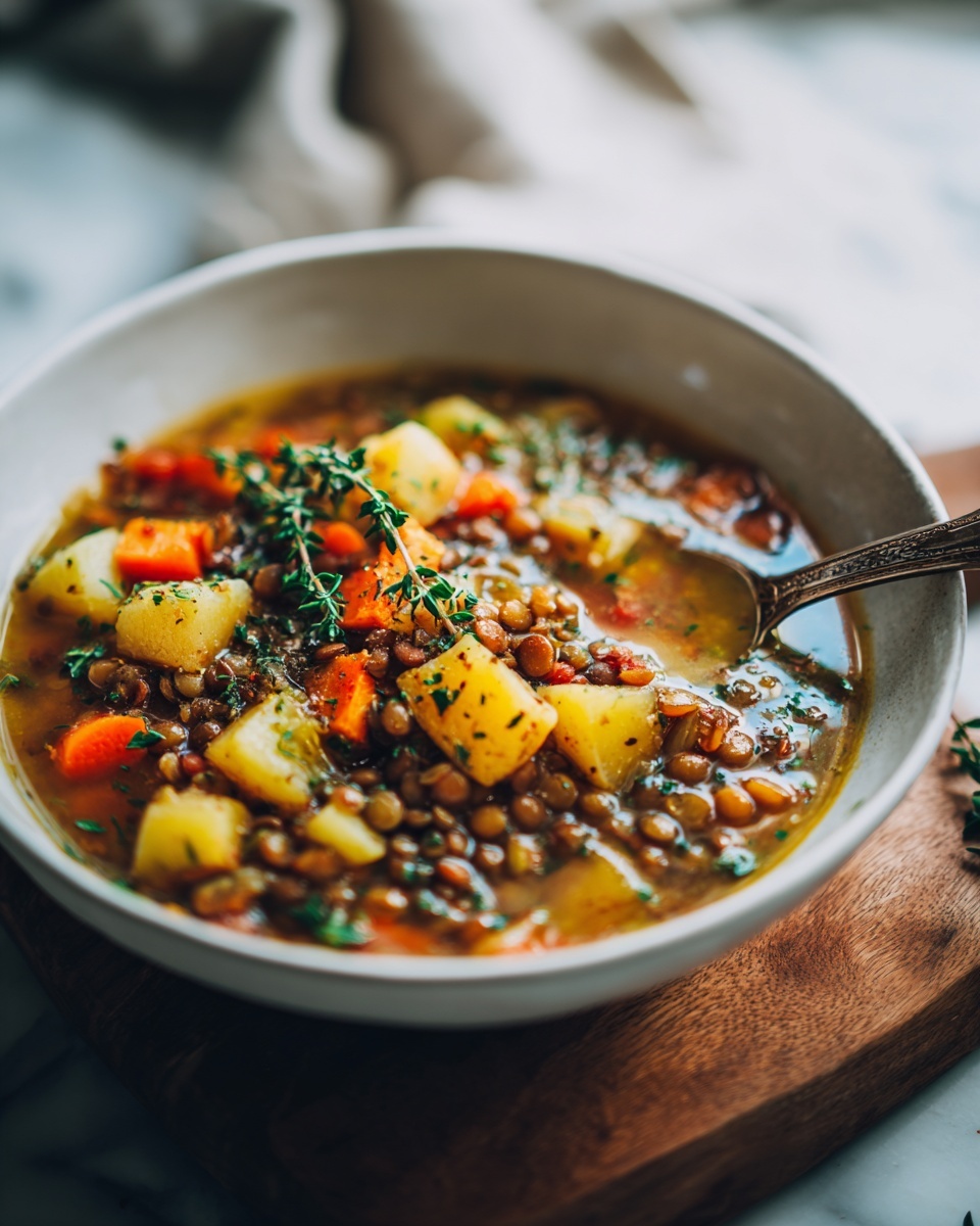 One Pot Turkey Lentil Soup Recipe - Recipe Image