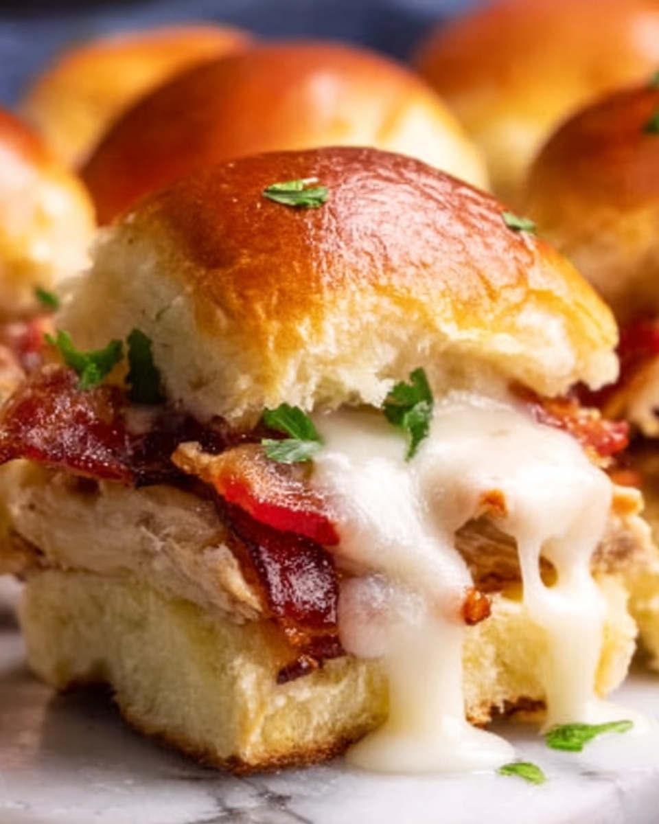 Kentucky Hot Brown Sliders Recipe - Recipe Image