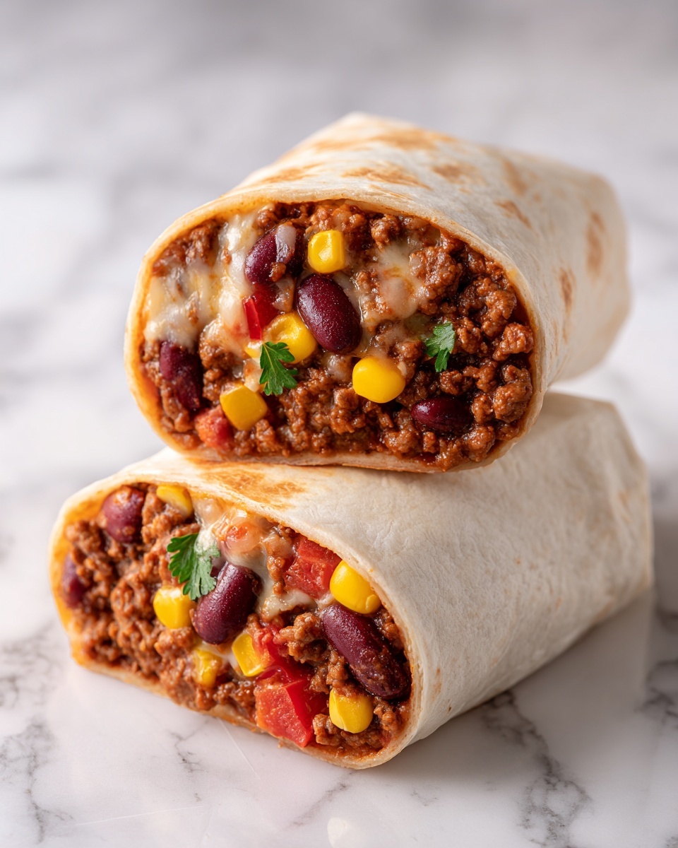 Beef and Bean Burritos: An Amazing Ultimate Recipe - Recipe Image