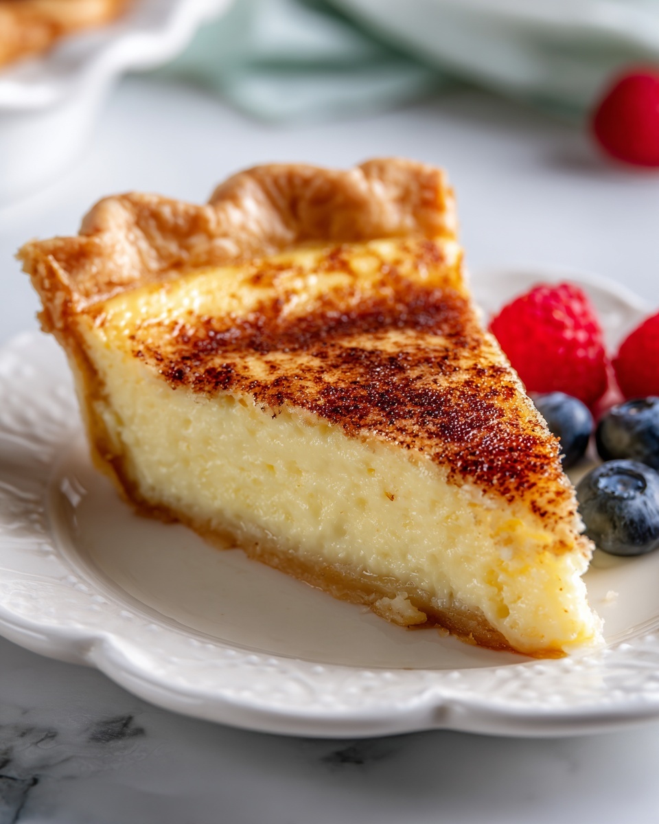 Egg Custard Pie Recipe - Recipe Image
