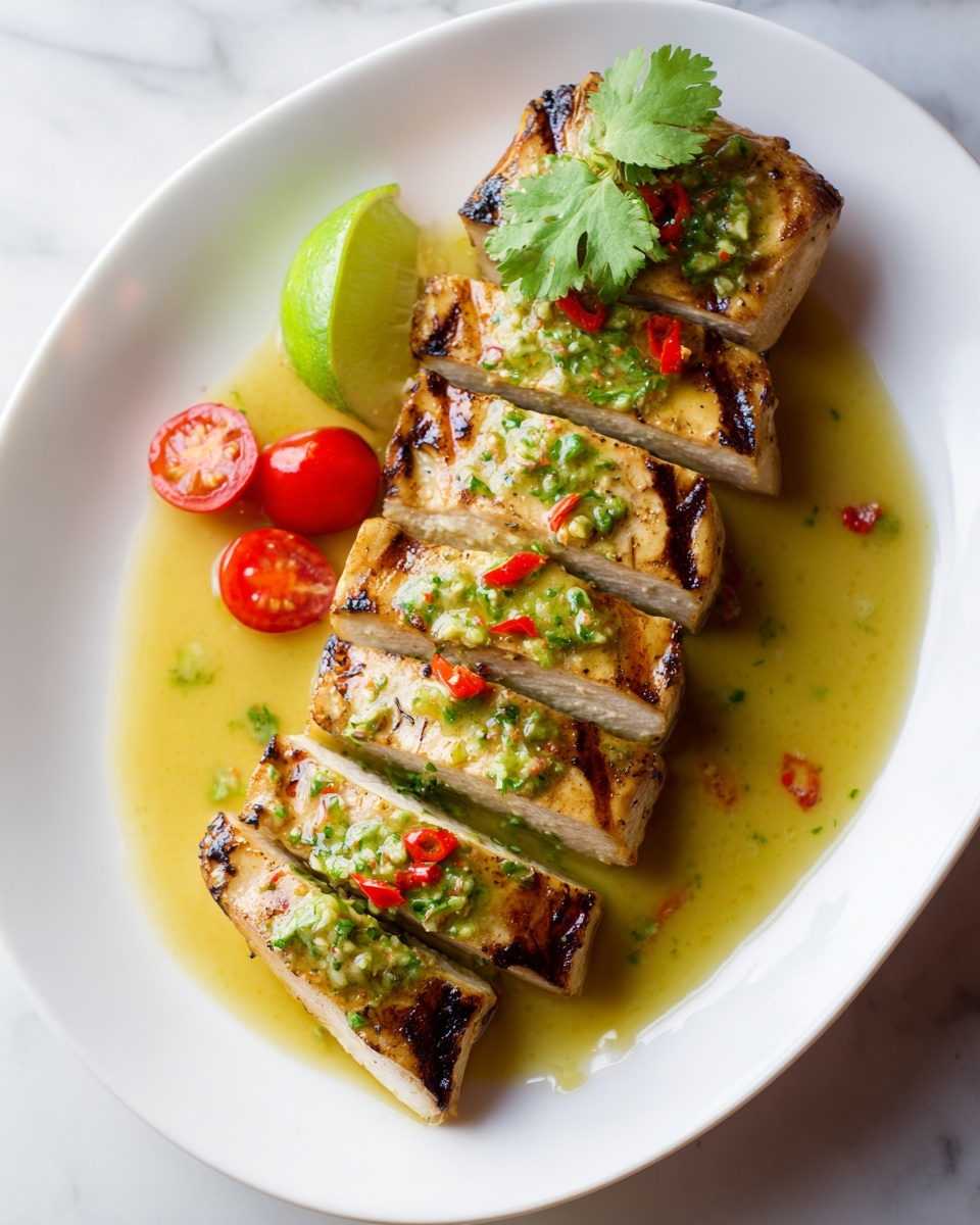 Grilled Salsa Verde Chicken Recipe - Recipe Image