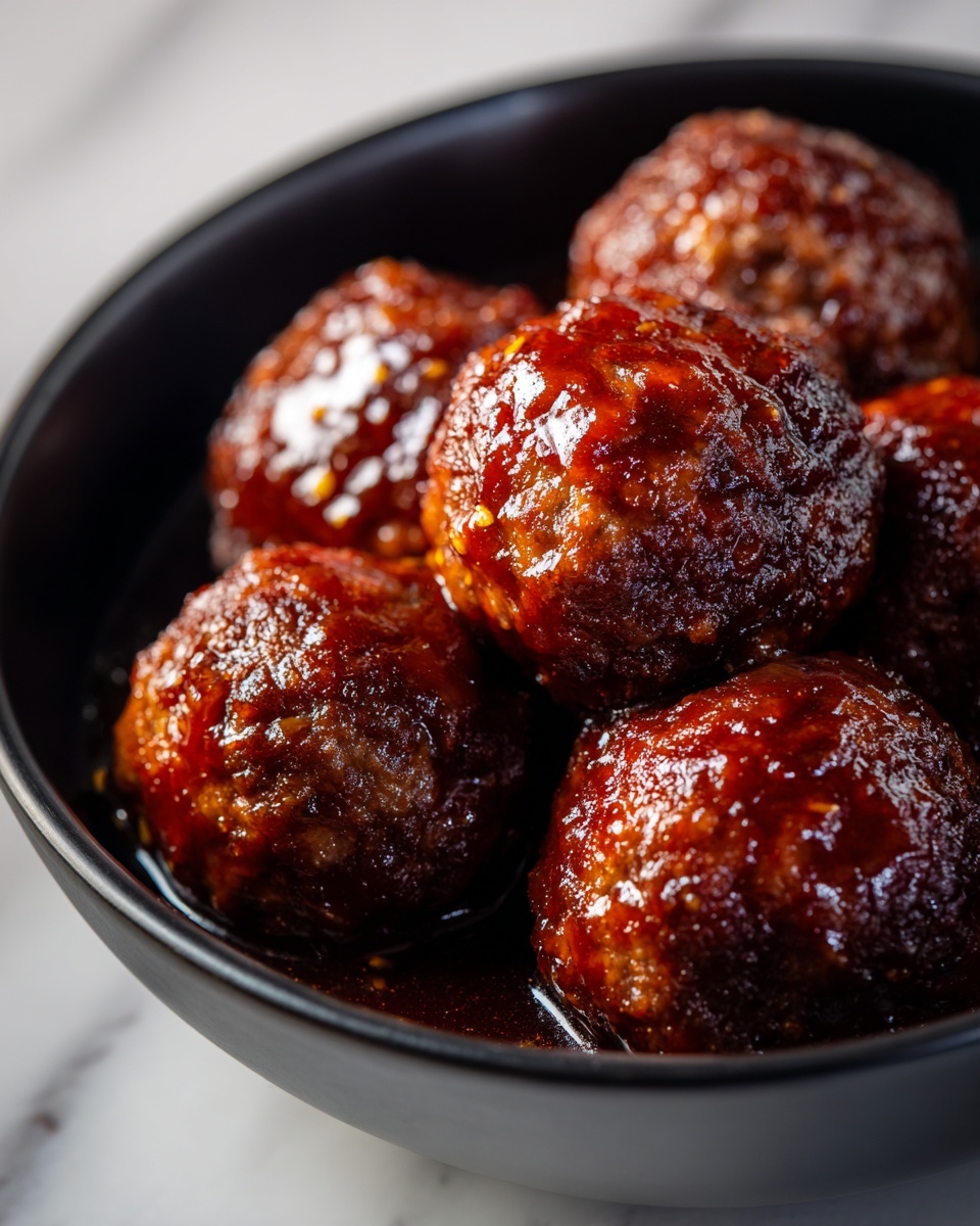 Apple Butter Meatballs Recipe - Recipe Image