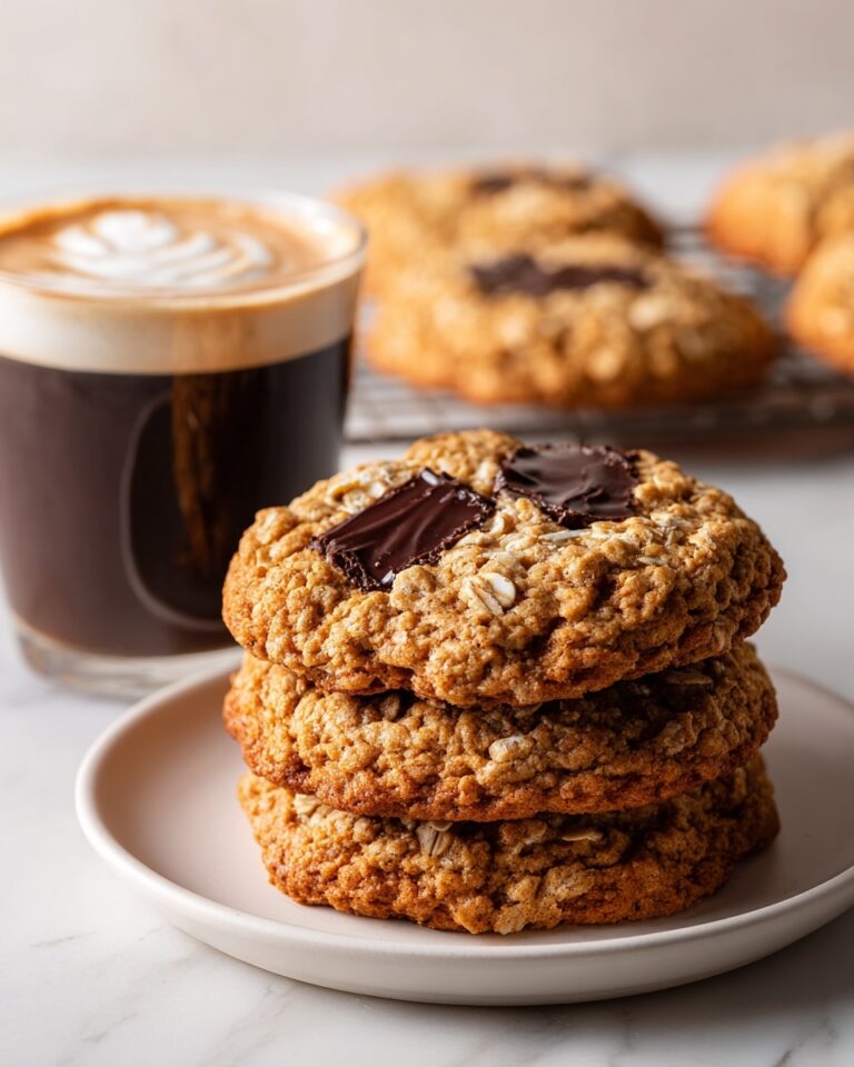 Chocolate Chip Espresso Oatmeal Cookies Recipe