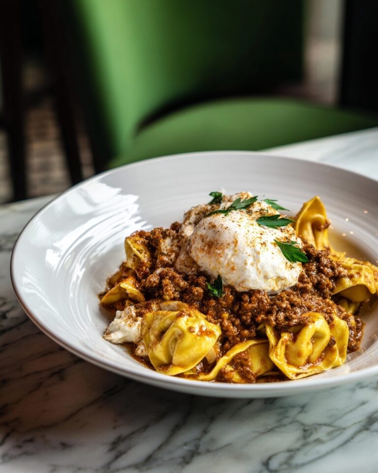 Cheesy Beef Tortellini Enchilada Casserole Recipe