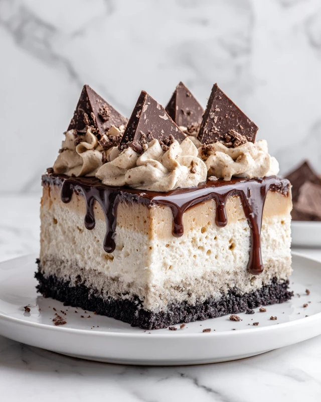 Peanut Butter Chocolate Cheesecake Delight Recipe