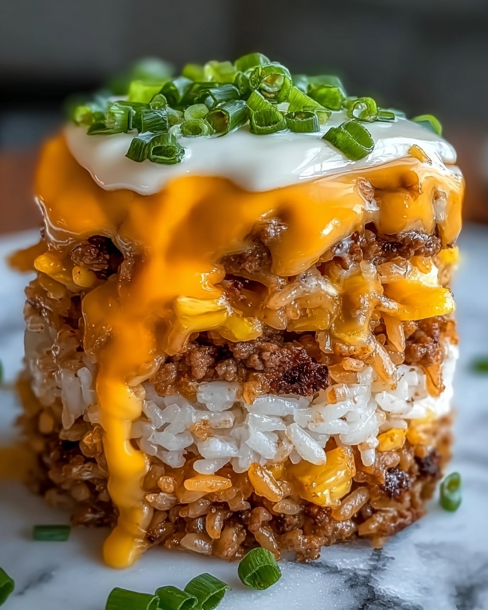 Bulgogi Chicken (or Beef) Rice Stack Recipe - Recipe Image