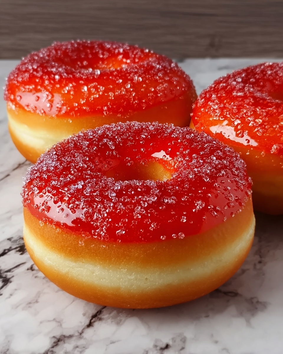 Gummy Glazed Donuts Recipe - Recipe Image
